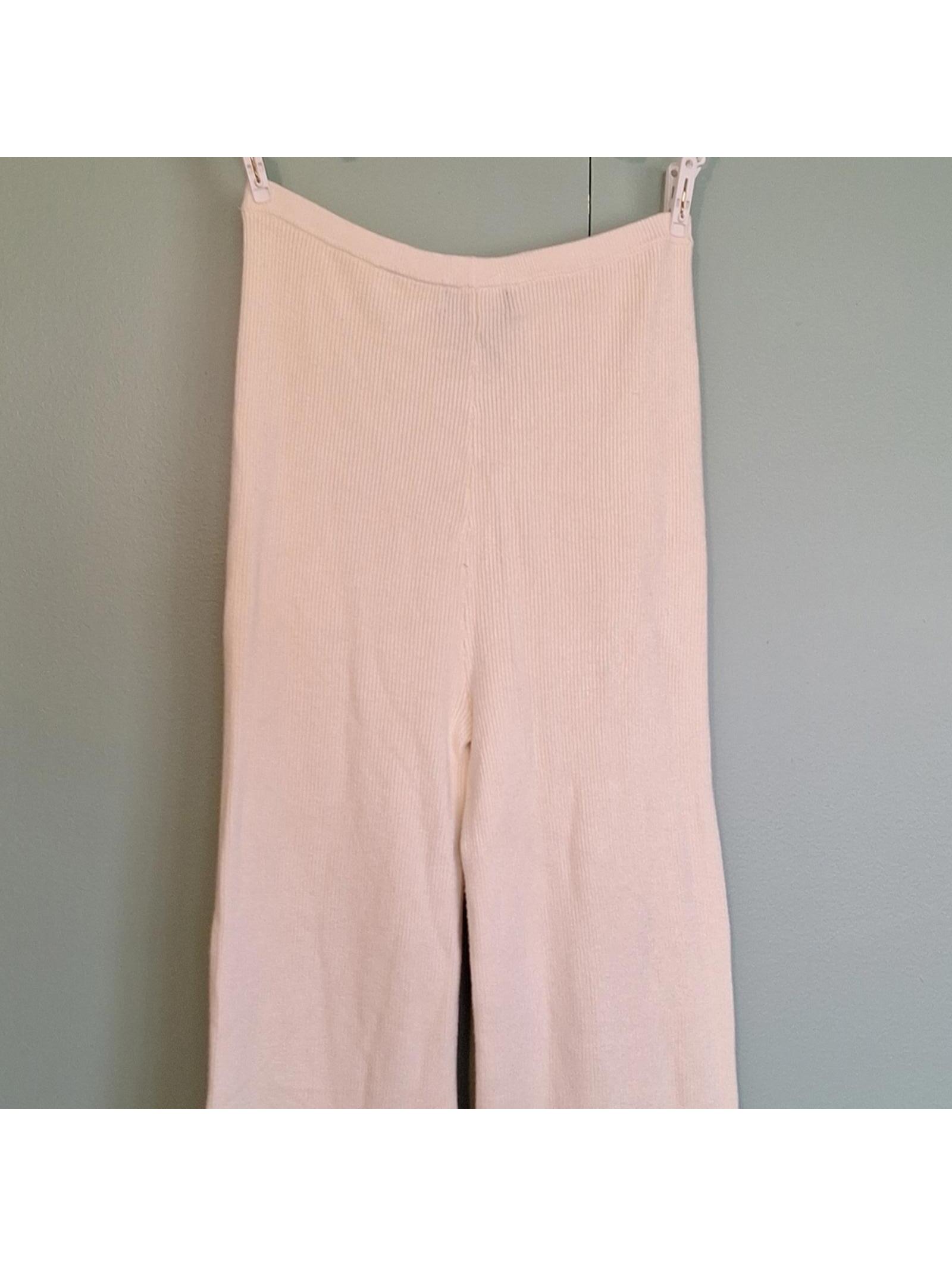 Brunette The Label Cream Knit Comfort Lounge Pant Size Medium Large — image 5 of 6